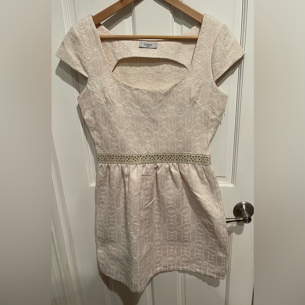 Egerie Paris Women’s Elegant Cream Dress